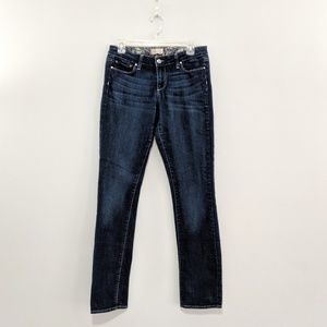 PAIGE Peg Skinny Dark Wash Jeans Size 29
